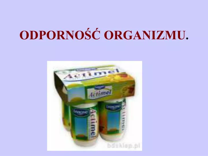 odporno organizmu