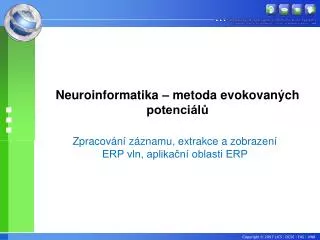 neuroinformatika metoda evokovan ch potenci l
