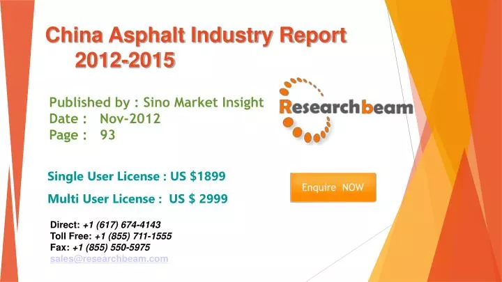 china asphalt industry report 2012 2015