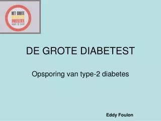 de grote diabetest