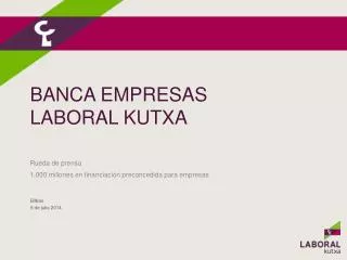banca empresas laboral kutxa