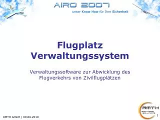 flugplatz verwaltungssystem