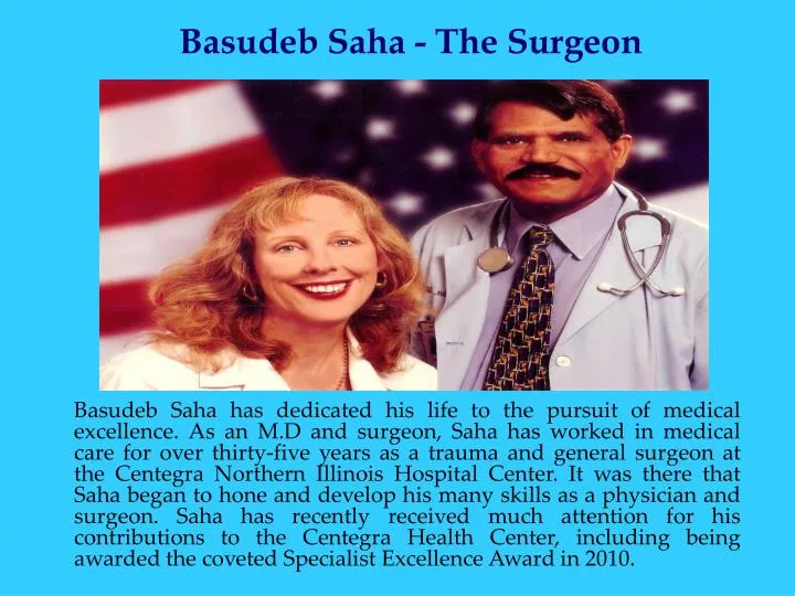 basudeb saha the surgeon