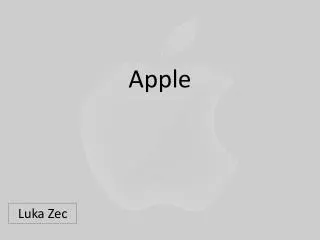 apple