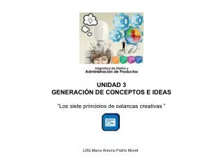 unidad 3 generaci n de conceptos e ideas
