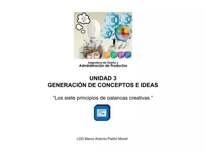 unidad 3 generaci n de conceptos e ideas