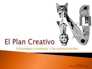 el plan creativo