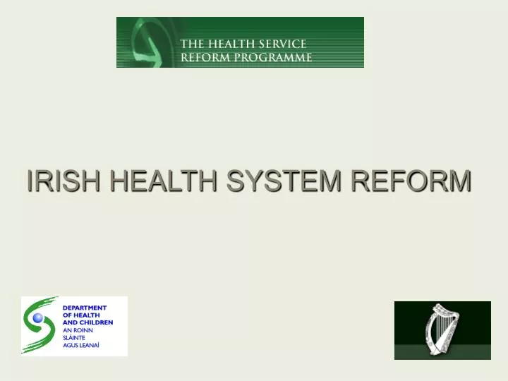 irish health system reform