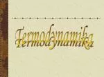Termodynamika - slide 1