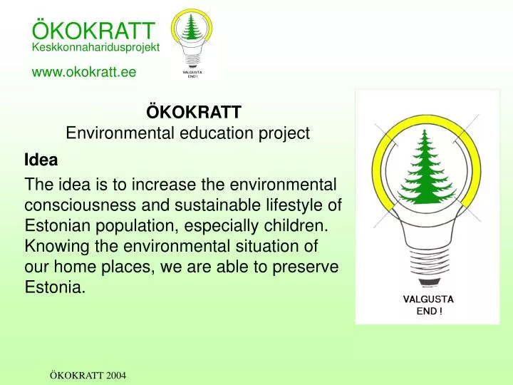 kokratt environmental education project