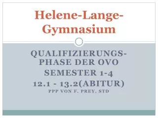helene lange gymnasium