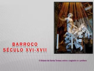barroco s culo xvi xvii