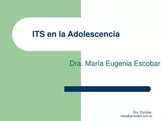its en la adolescencia