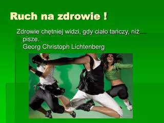 ruch na zdrowie