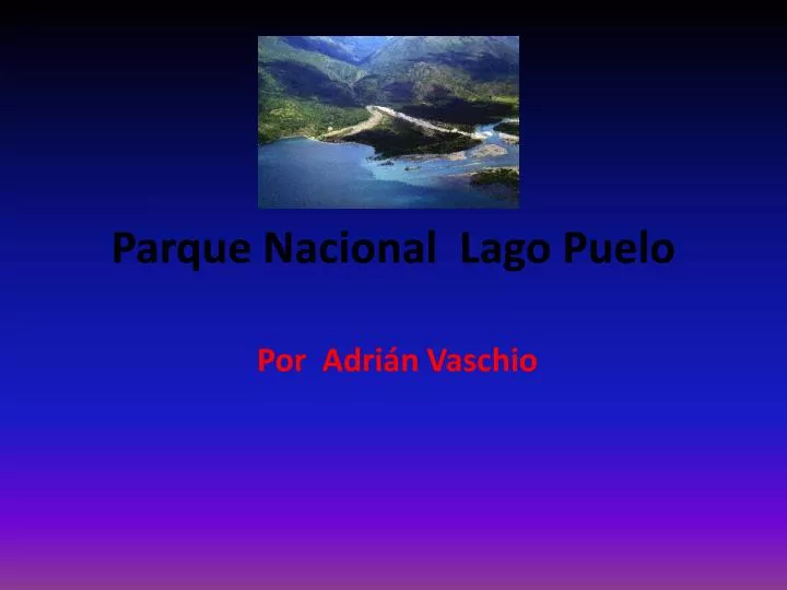 parque nacional lago puelo