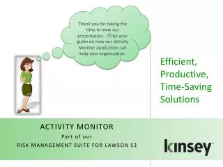 Efficient, Productive, Time-Saving Solutions