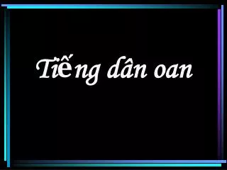 ti ng d n oan