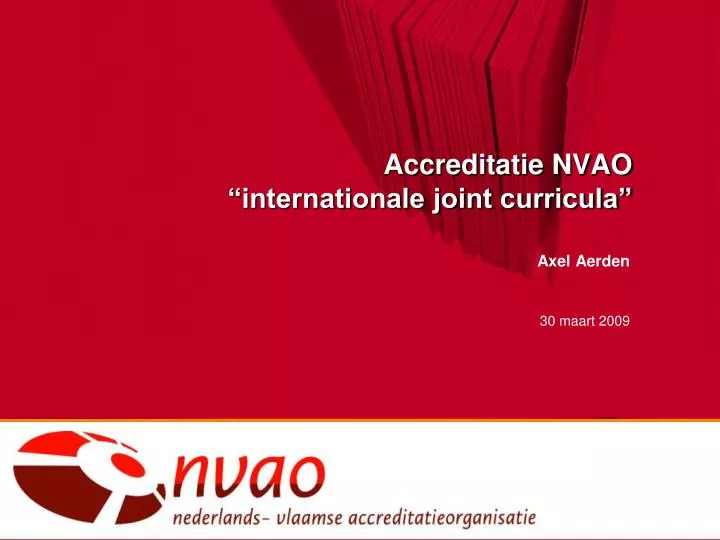 accreditatie nvao internationale joint curricula