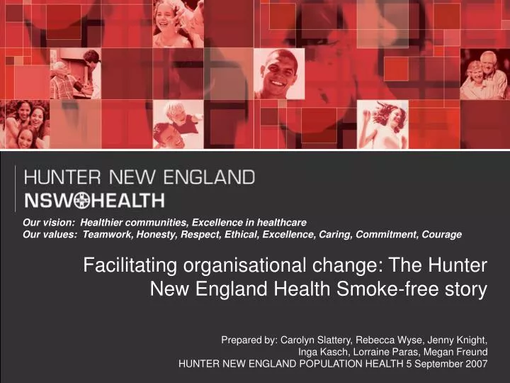 facilitating organisational change the hunter new england health smoke free story