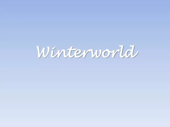 winterworld