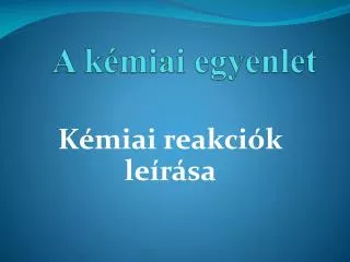 k miai reakci k le r sa