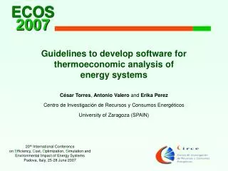 Guidelines to develop software for thermoeconomic analysis of energy systems