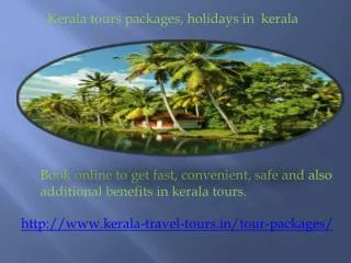 Kerala holidays packages in different locations