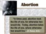 Abortion - slide 1