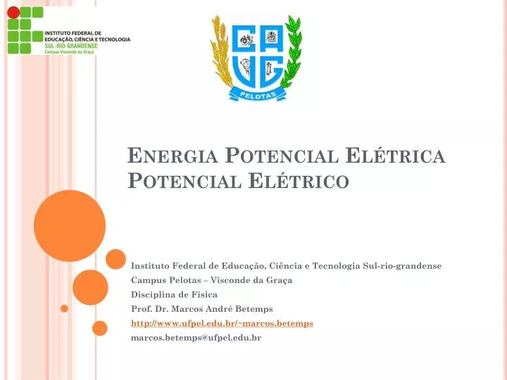 energia potencial el trica potencial el trico