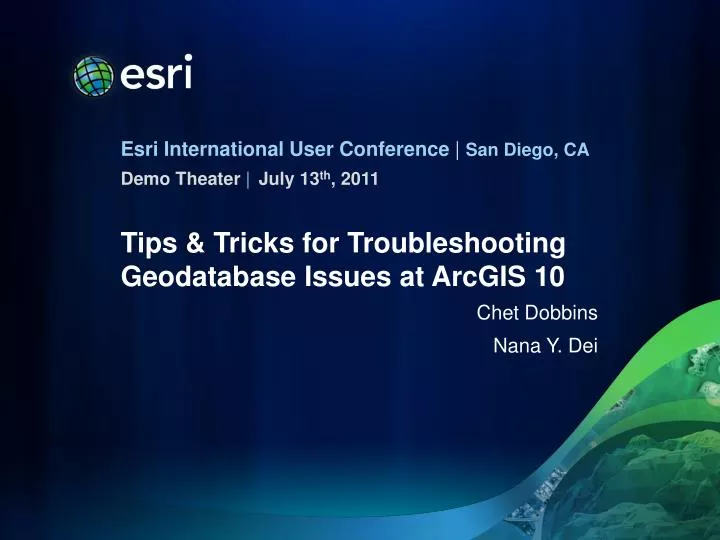 tips tricks for troubleshooting geodatabase issues at arcgis 10