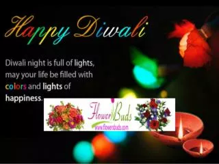 flowersbuds Wishing You a Happy Diwali offers Flowers Delive