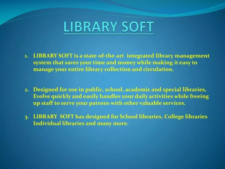 library soft