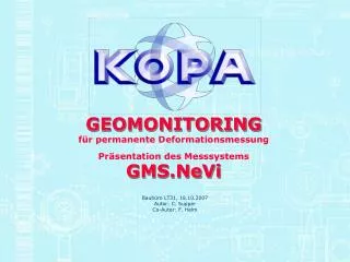 geomonitoring