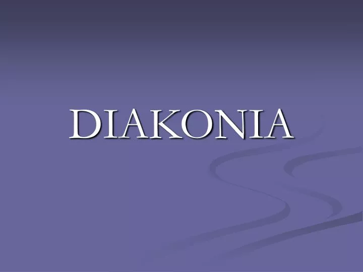 diakonia