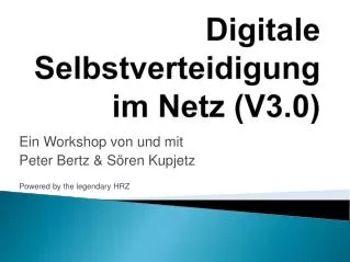 digitale selbstverteidigung im netz v3 0