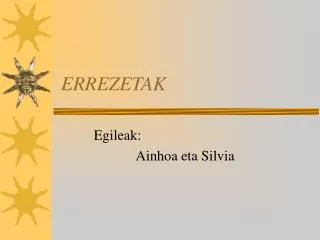 errezetak