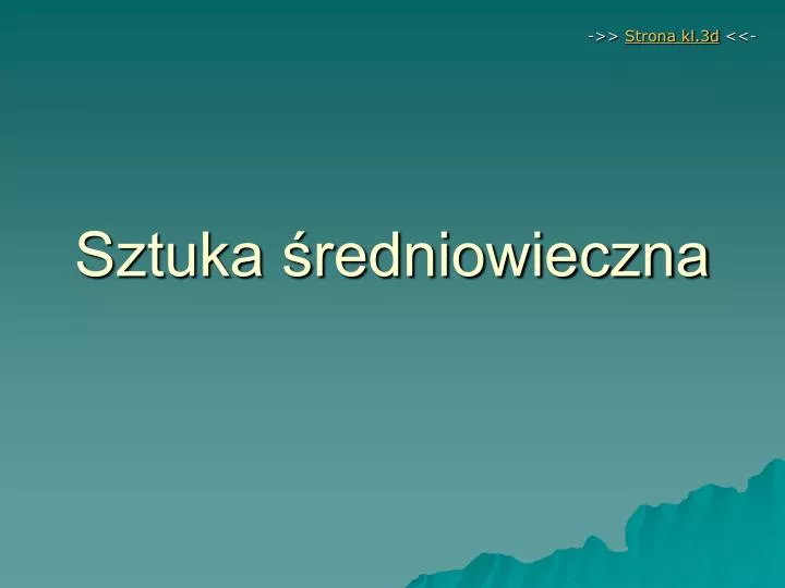 sztuka redniowieczna