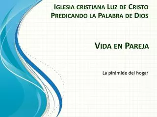 vida en pareja