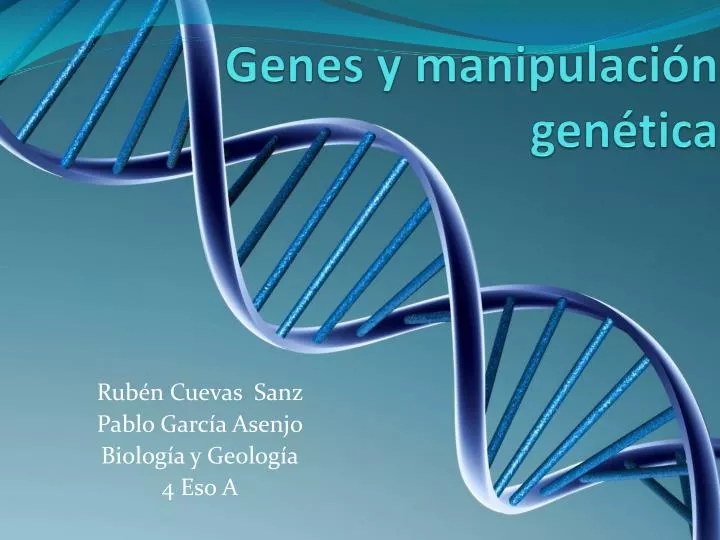 genes y manipulaci n gen tica