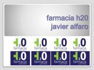 farmacia h20 javier alfaro