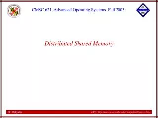 Distributed Shared Memory