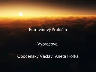 potravinov probl m