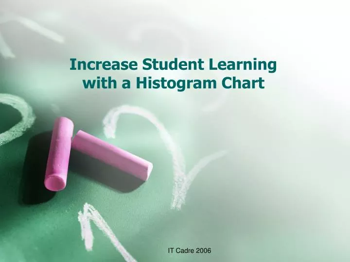 increase student learning with a histogram chart