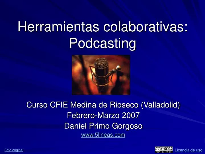 herramientas colaborativas podcasting