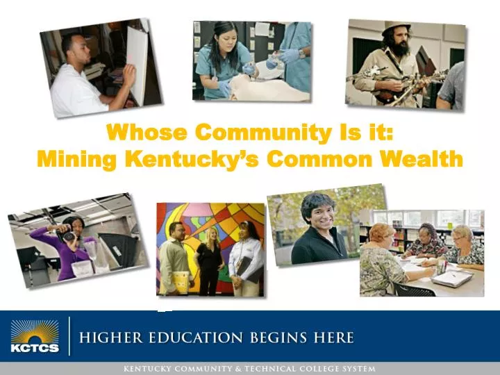whose community is it mining kentucky s common wealth