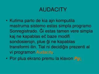 audacity