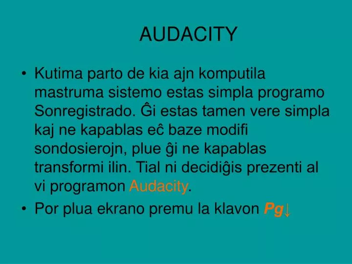 audacity