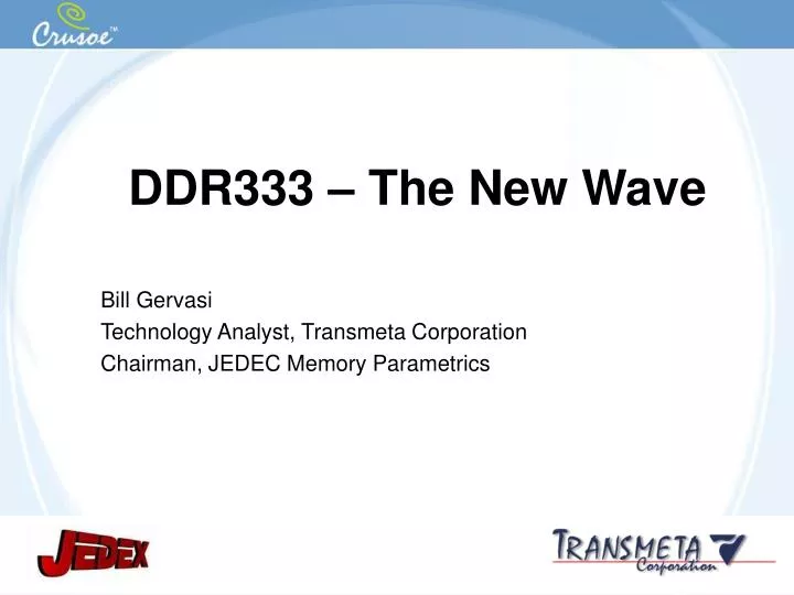 ddr333 the new wave