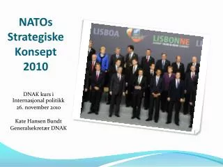 natos strategiske konsept 2010
