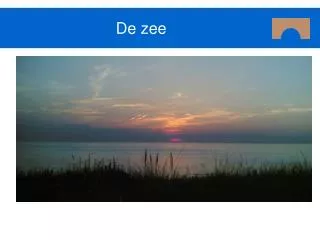 de zee
